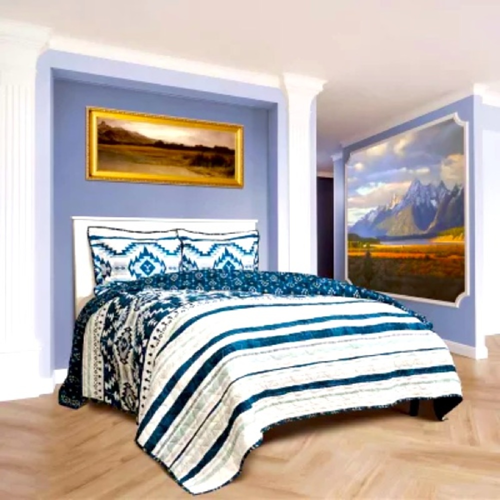 Yellowstone king 3-Piece Quilt Set